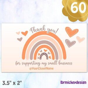 ♥️ 5x25 / 50 Thank  You Cards